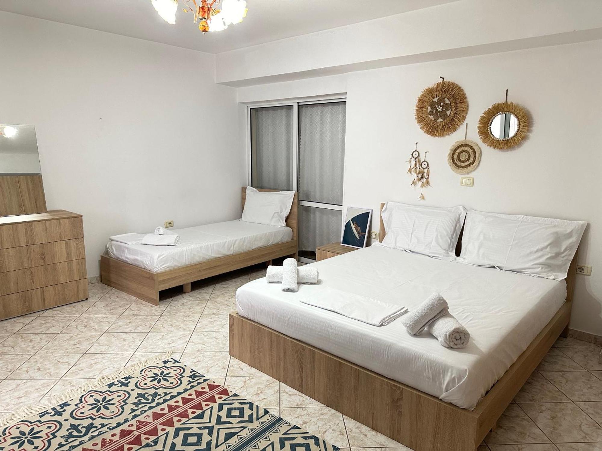 Boho Coastal Retreat Appartement Sarandë Buitenkant foto