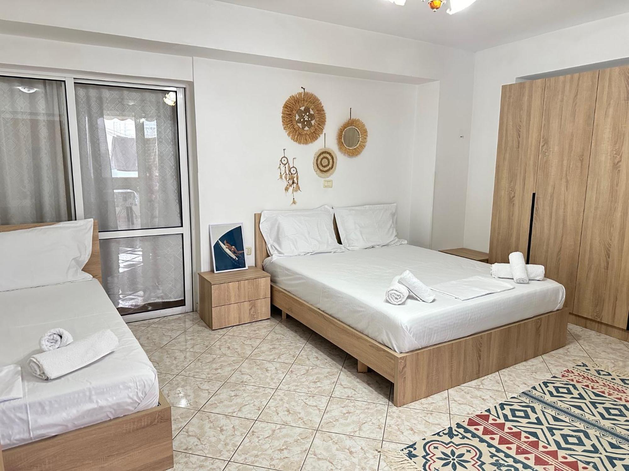 Boho Coastal Retreat Appartement Sarandë Buitenkant foto