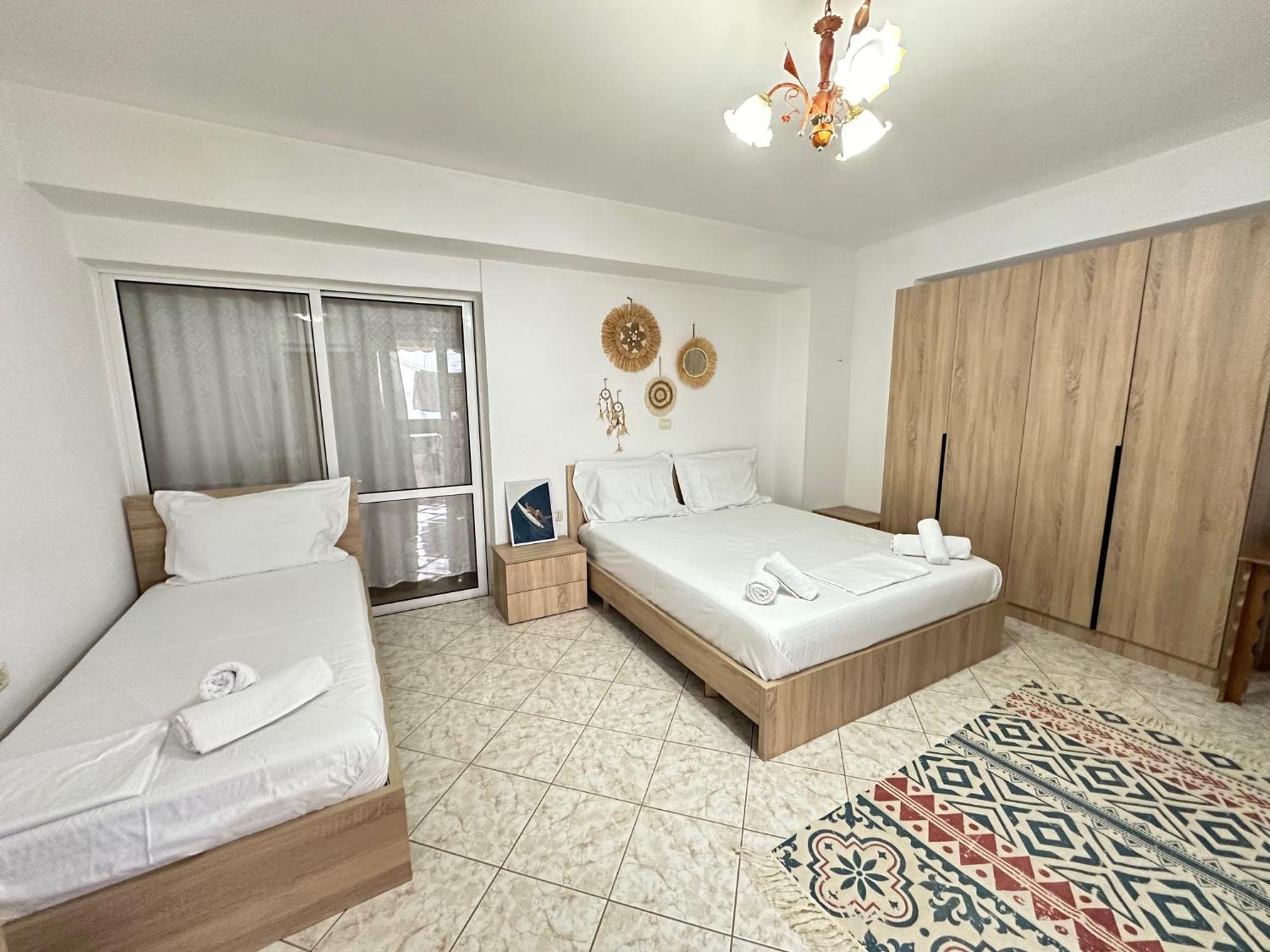 Boho Coastal Retreat Appartement Sarandë Buitenkant foto